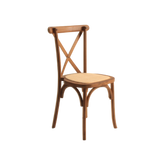 Cross chair wood